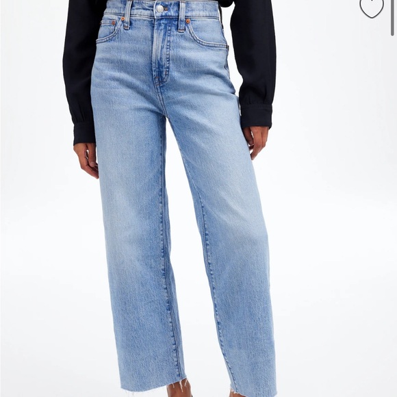 Madewell Perfect Vintage Tall High Rise Crop Jeans - Picture 2 of 10